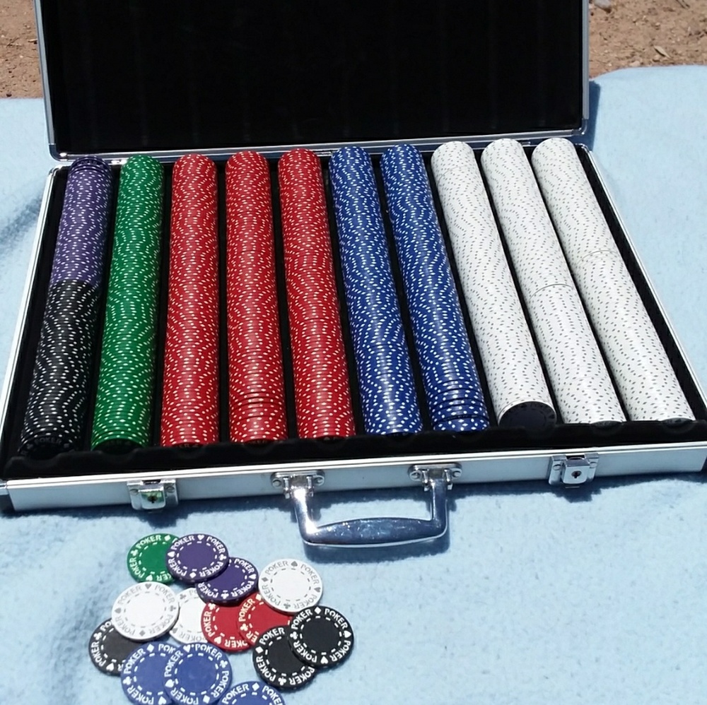 1000 pc Poker Chip Set
